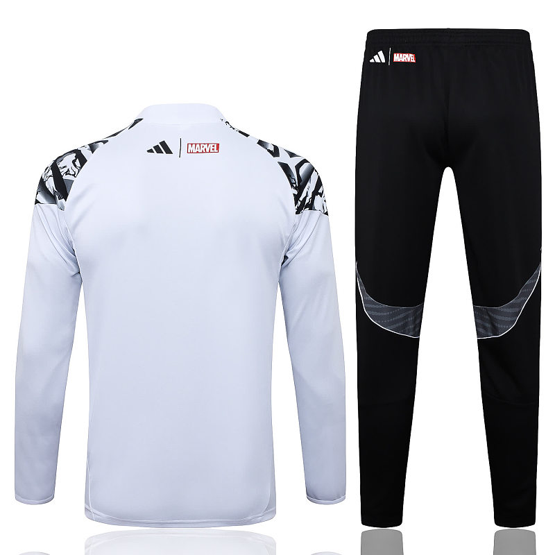 B25152# 2526半拉皇马白色（肩部喷墨）-Real 25/26 Real Madri Jersey 9