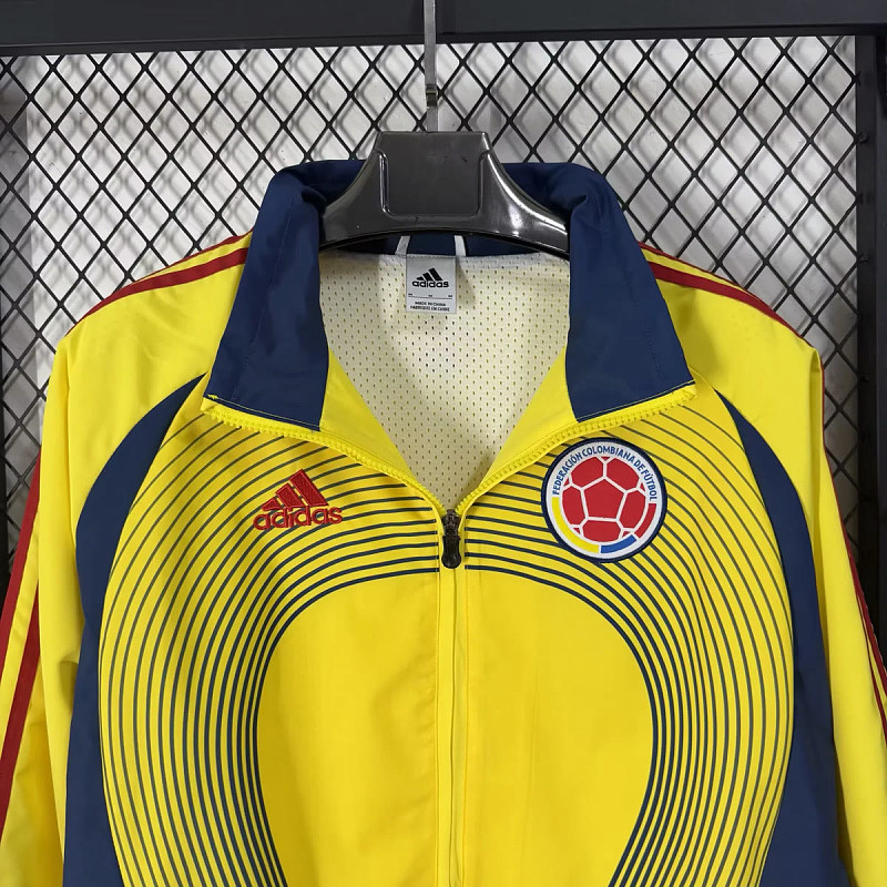 Colombia Colombia Retro Yellow Blue Windbreaker 5