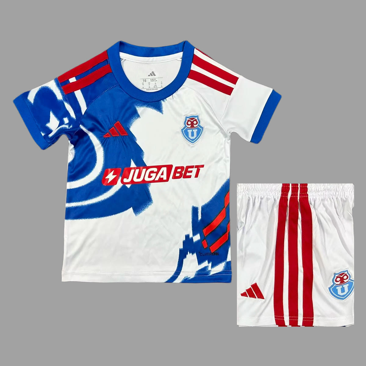 Universidad de Universidad de Chile Away Kids Soccer Jersey Size 16-28 3