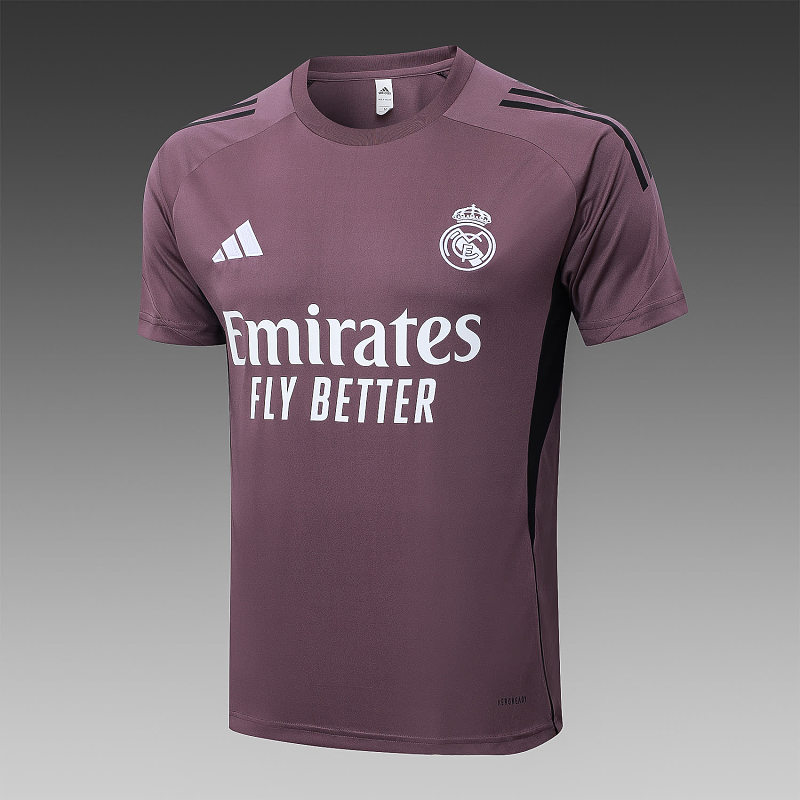 D25279# 2526短袖皇马灰紫-Real 25/26 Real Madri Jersey 4