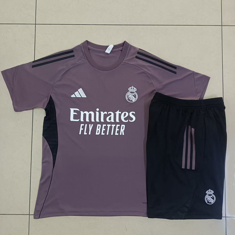 D25279# 2526短袖皇马灰紫-Real 25/26 Real Madri Jersey 2