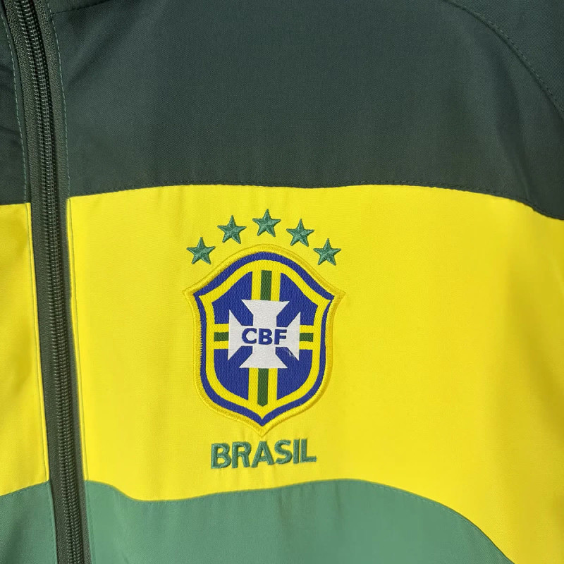 Brasile Brazil Green Windbreaker 4
