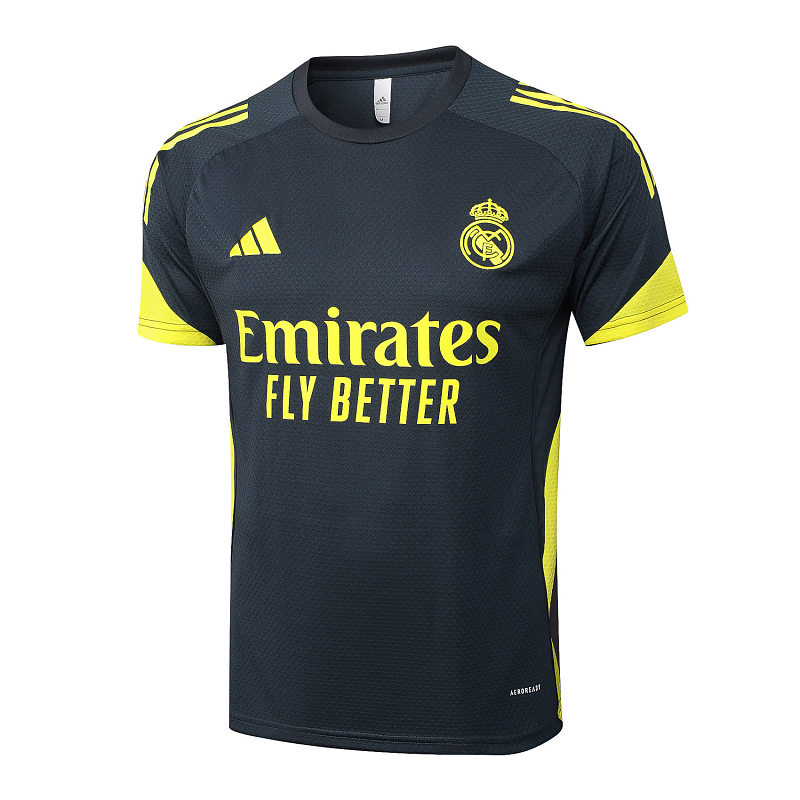 D25198# 2526短袖皇马深灰（配黄色）-Real 25/26 Real Madri Jersey 5