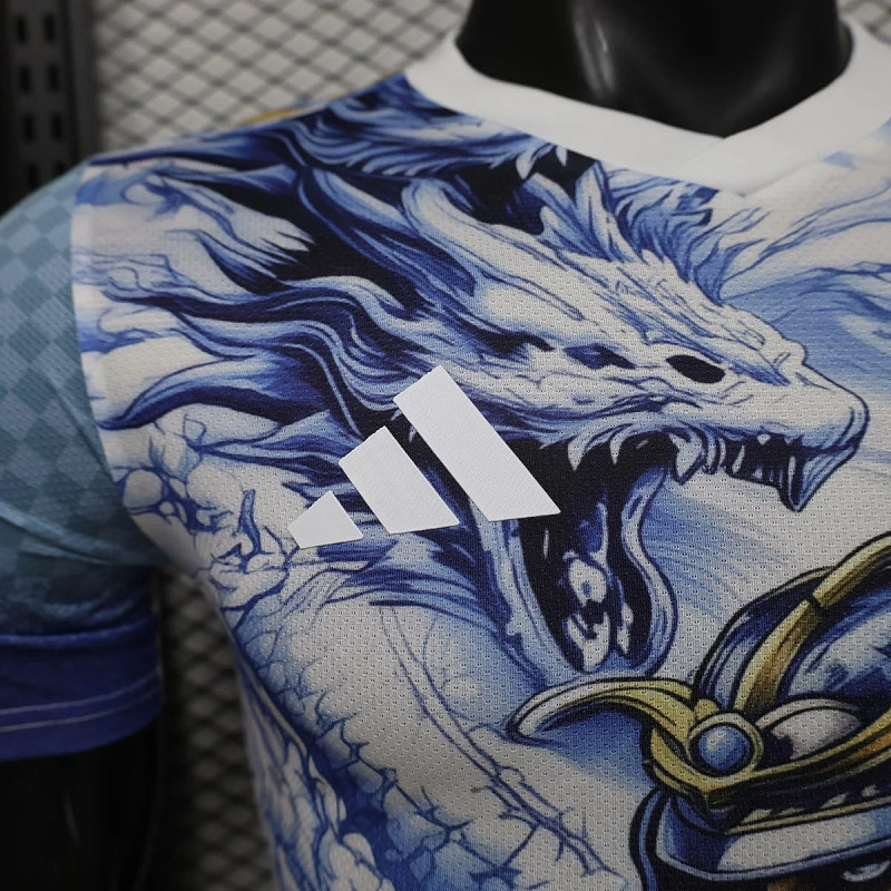 Giappone Japan Samurai Sapphire Blue Dragon Player 8