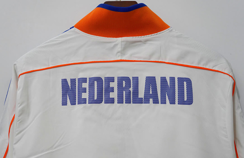 Olanda Netherlands White Windbreaker 5