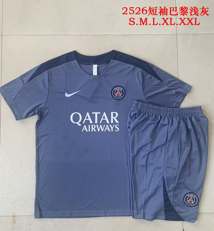 D25188# 2526短袖巴黎浅灰-Paris 25/26 Paris Jersey 3