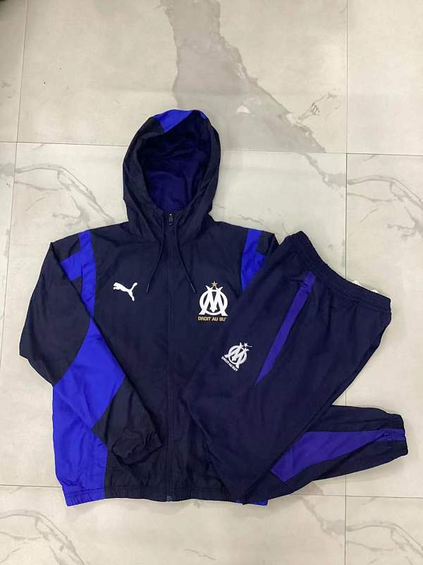 G178# 2324马赛宝蓝风衣-Marseilles 23/24 Marseilles Jersey 3