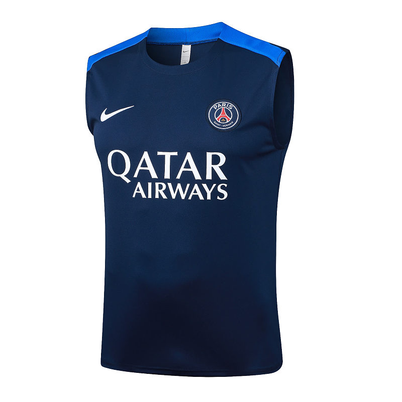 D25171# 2526背心巴黎宝蓝（肩部彩兰）-Paris 25/26 Paris Jersey 9