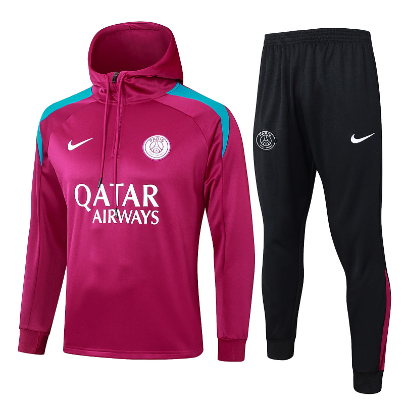 F598# 2425半拉帽子巴黎紫色-Paris 24/25 Paris Jersey 6