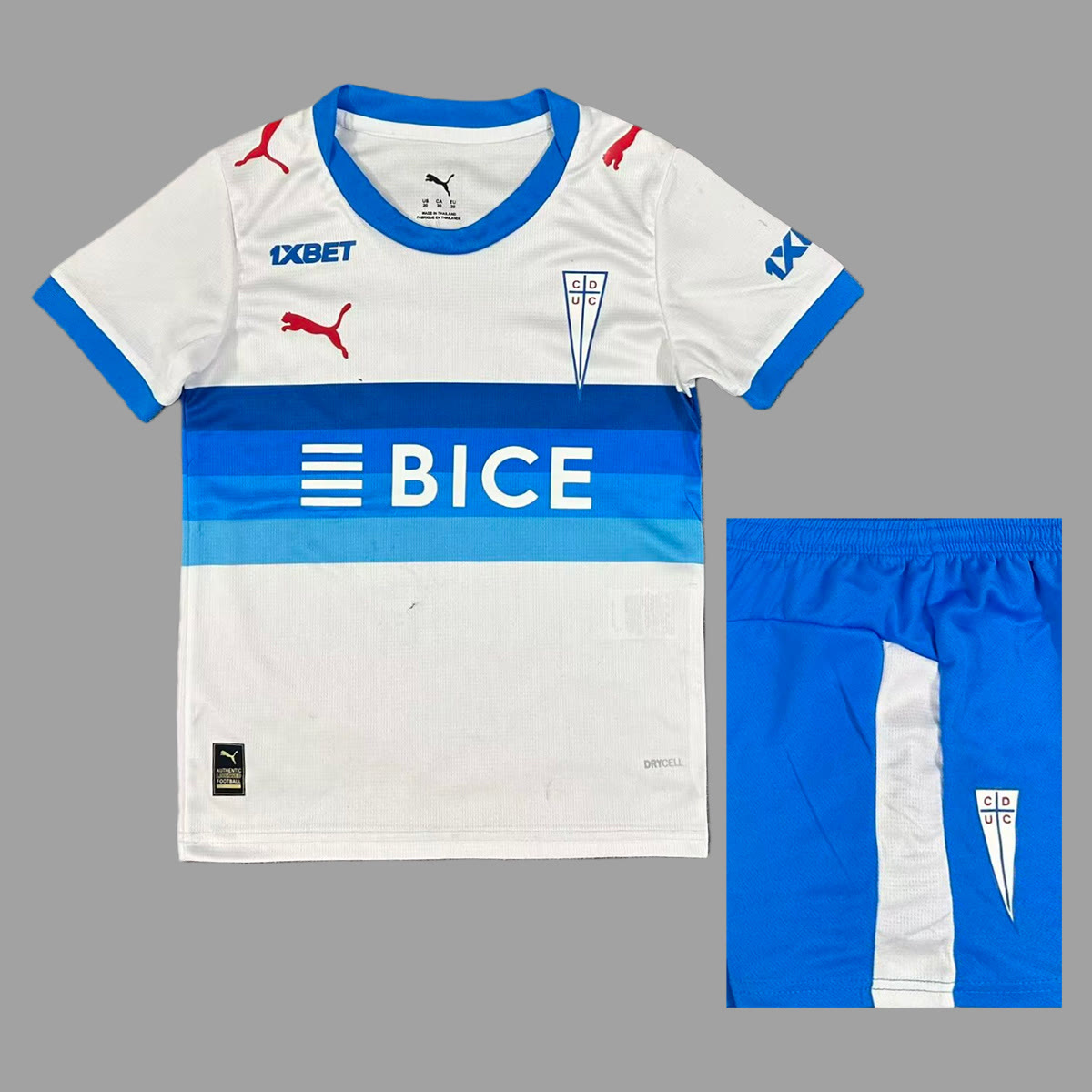 Universidad Catolica Universidad Catolica de Chile Home Kids Soccer Jersey Size 16-28 3