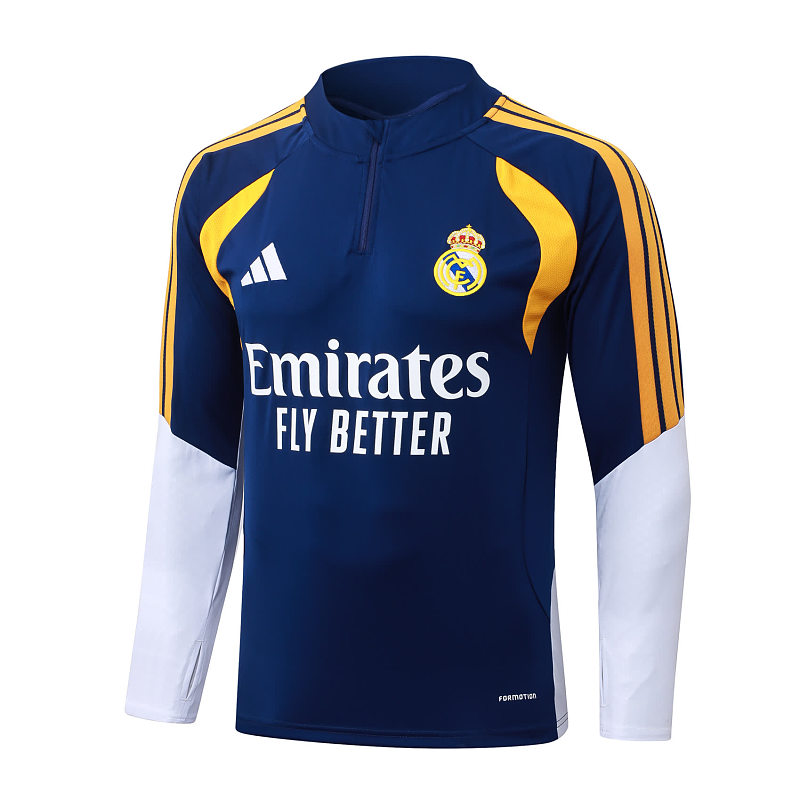 B26025# 2627半拉皇马宝兰（袖子白色）-Real 26/27 Real Madri Jersey 5