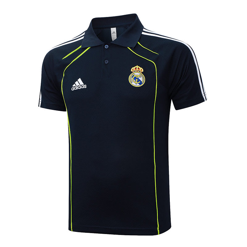 C2554# 2526POLO皇马上青复古版（绿色夹边）-Real Real Madri Jersey 5