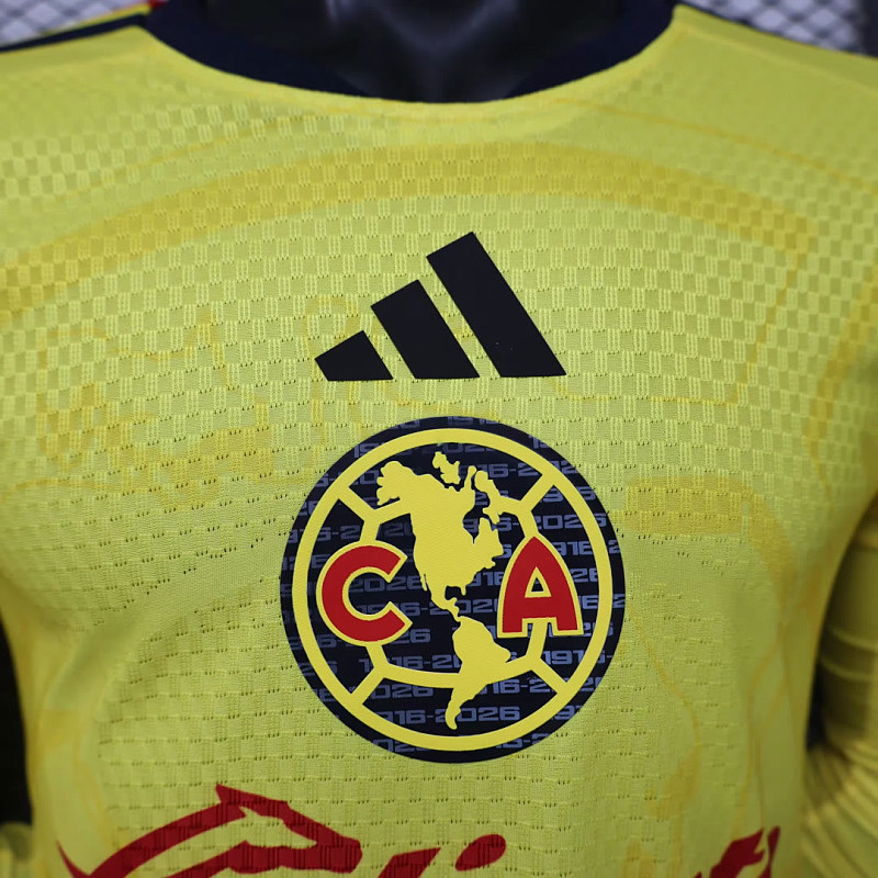 Messico 26/27 Club America Home Long Sleeve Player 7