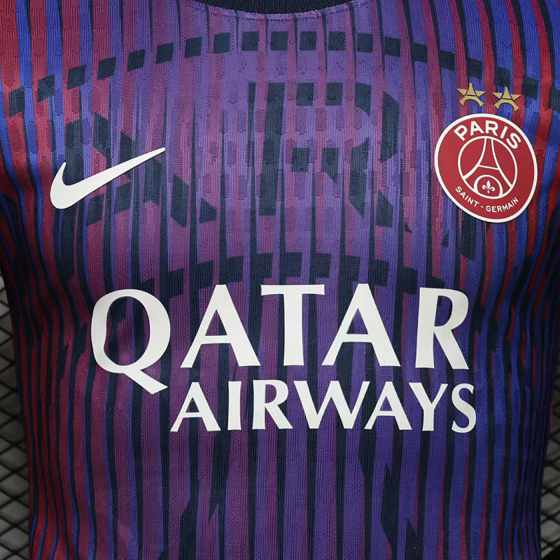 PSG 26/27 Paris Saint-Germain Pre-Match Away Player Purple 10