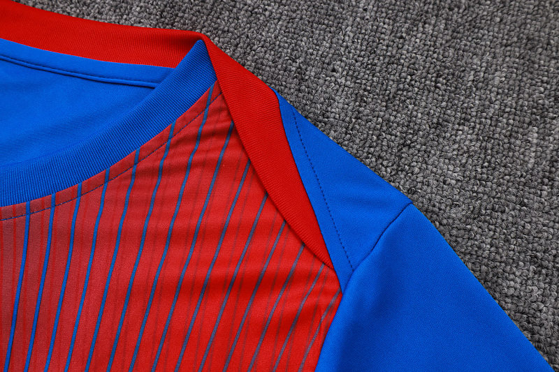 D25233# 2526短袖巴黎蓝红喷墨-Paris 25/26 Paris Jersey 12
