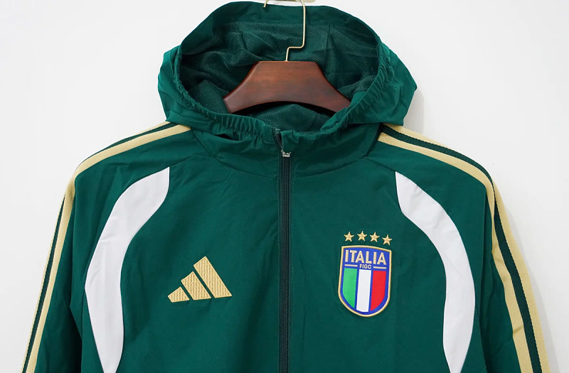 Italia Italy Green Windbreaker 8