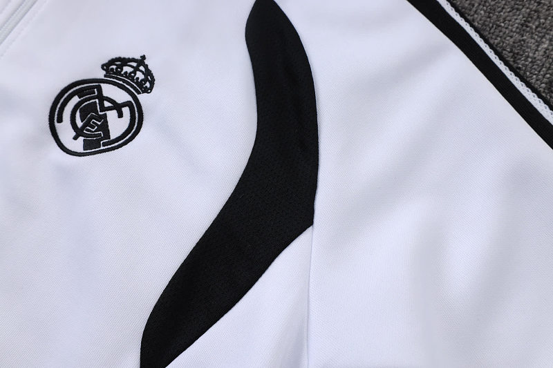A26017# 2627长拉皇马白色(黑色配色）-Real 26/27 Real Madri Jersey 12
