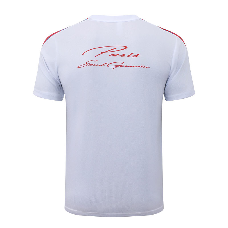 J26034# 2627短袖巴黎白色（配红色）-Paris 26/27 Paris Jersey 7