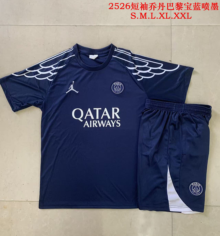 D25186# 2526短袖乔丹巴黎宝兰喷墨-Paris 25/26 Paris Jersey 3