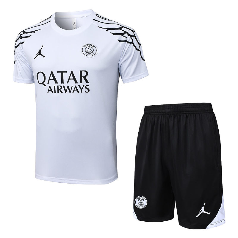 D25210# 2526短袖乔丹巴黎白色兰喷墨-Paris 25/26 Paris Jersey 6