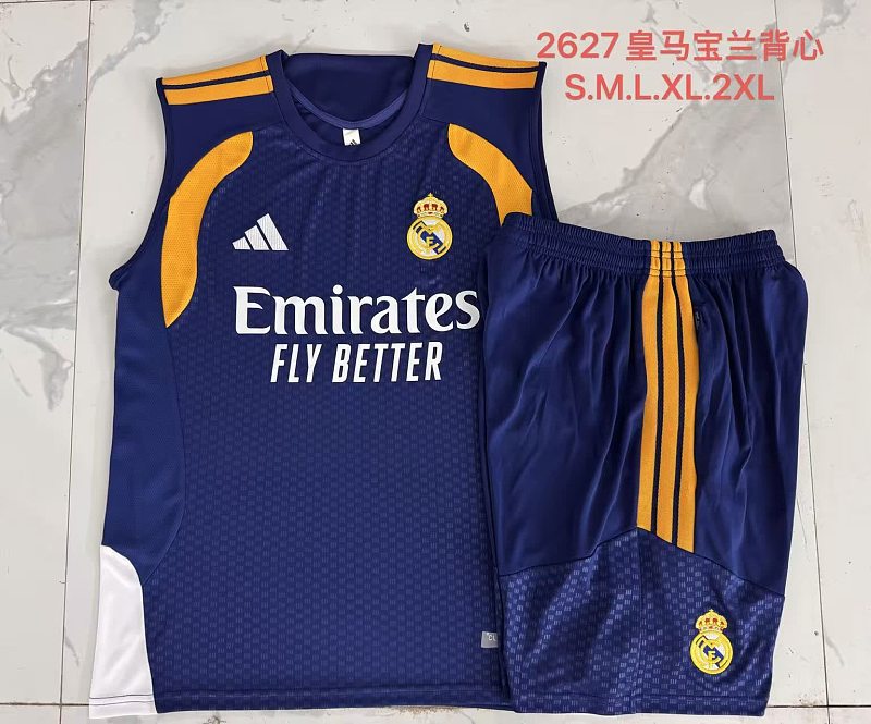 D26019# 2627背心皇马宝兰-Real 26/27 Real Madri Jersey 2