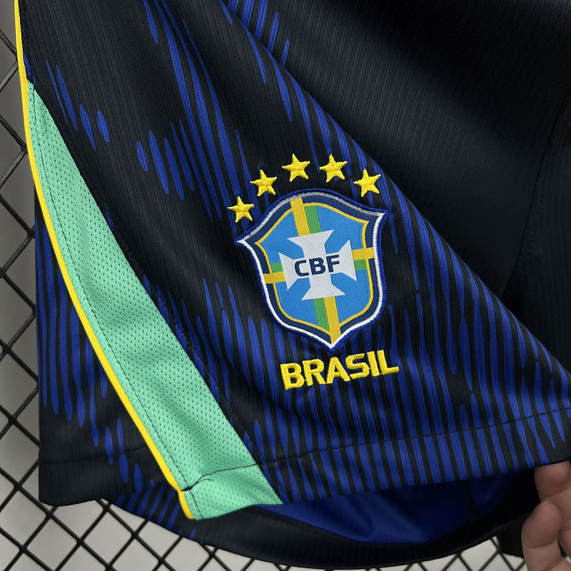 Brasile Brazil Away Soccer Shorts 5