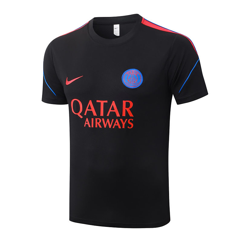 J26042# 2627短袖巴黎黑色（配红色）-Paris 26/27 Paris Jersey 5