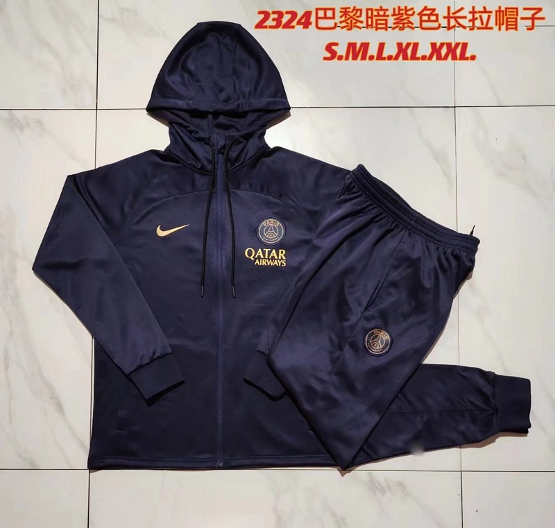 F540# 2324半拉帽子巴黎暗紫-Paris 23/24 Paris Jersey 2