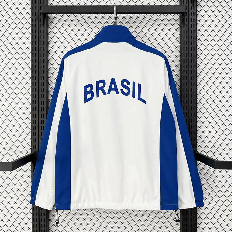 Brasile Brazil Blue Windbreaker 2