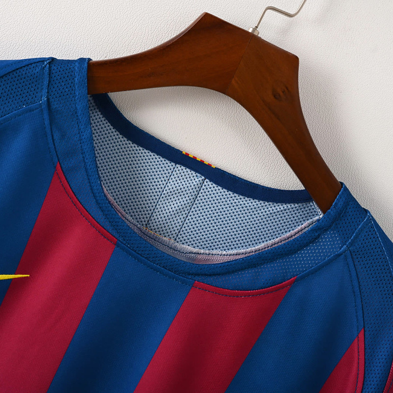 Barcelona 05/06 Barcelona Home Final Champions Version Retro 7