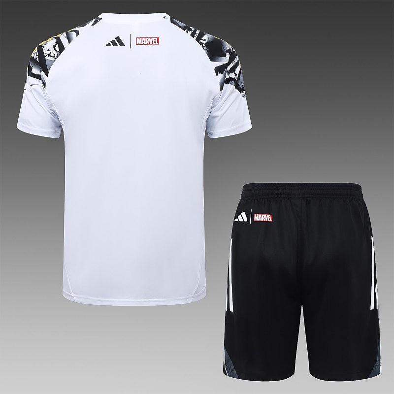 D25274# 2526短袖皇马白色（袖子喷墨）-Real 25/26 Real Madri Jersey 10