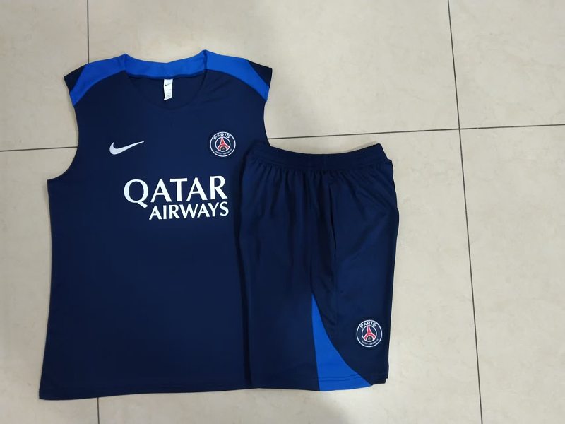 D25171# 2526背心巴黎宝蓝（肩部彩兰）-Paris 25/26 Paris Jersey 2