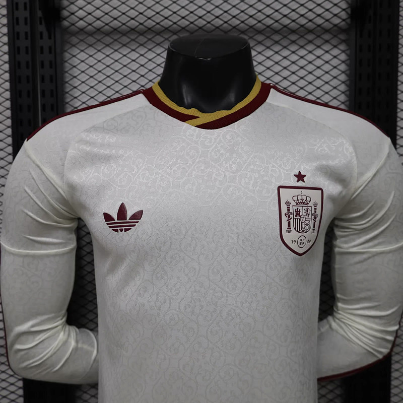 Spagna Spain Away Long Sleeve Player 3