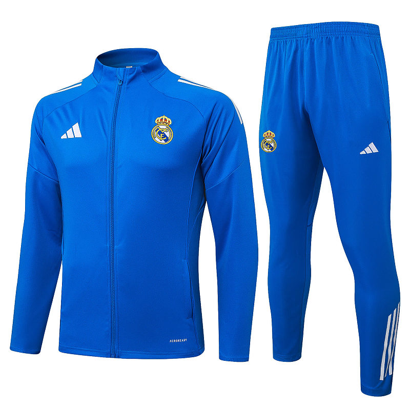 A2575# 2526长拉皇马湖兰（白色三边）-Real 25/26 Real Madri Jersey 6