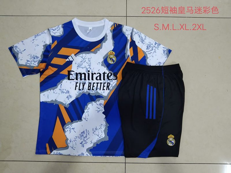 D25168# 2526短袖皇马迷彩喷墨-Real 25/26 Real Madri Jersey 3