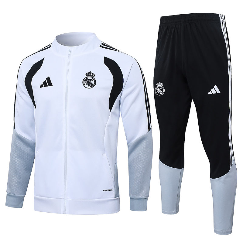 A26017# 2627长拉皇马白色(黑色配色）-Real 26/27 Real Madri Jersey 6