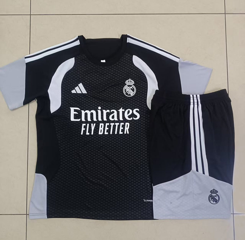 J26012# 2627短袖皇马黑色-Real 26/27 Real Madri Jersey 2