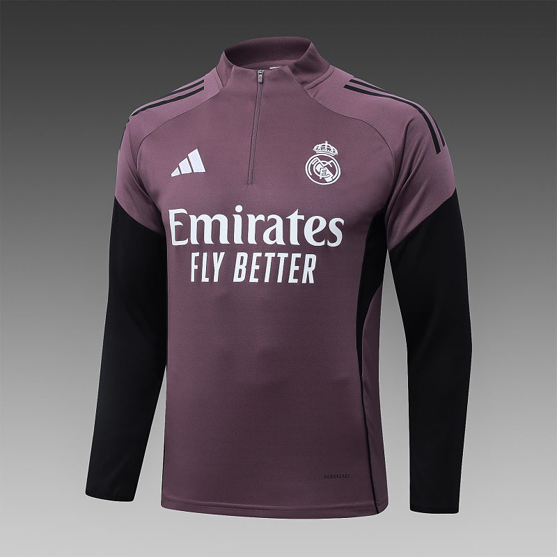 B25151# 2526半拉皇马灰紫-Real 25/26 Real Madri Jersey 4