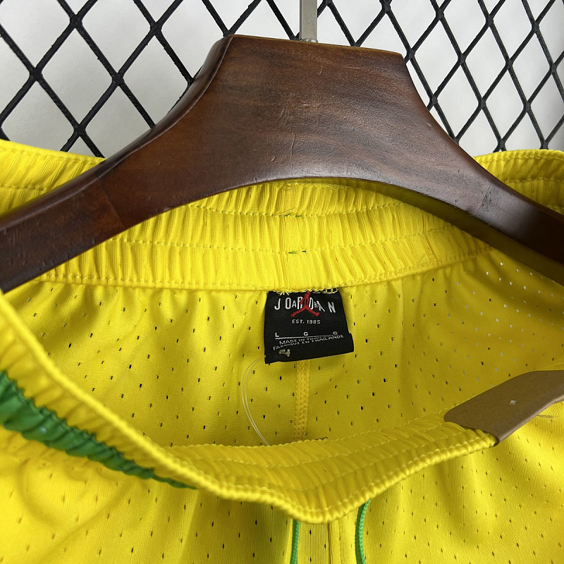 Brasile Brazil Yellow Casual Shorts 3