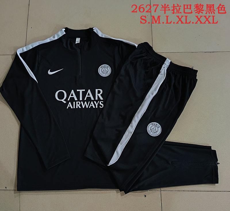 E26045# 2627半拉巴黎黑色童装-Paris 26/27 Paris Jersey 3