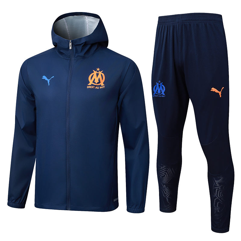 G281# 2425马赛宝蓝风衣-Marseilles 24/25 Marseilles Jersey 6
