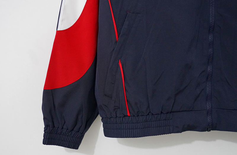 Inghilterra England Blue Red White Retro Windbreaker 5