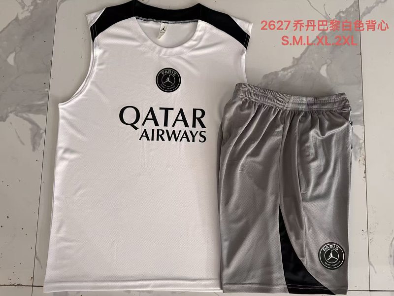 D26027# 2627背心乔丹巴黎白色-Paris 26/27 Paris Jersey 2