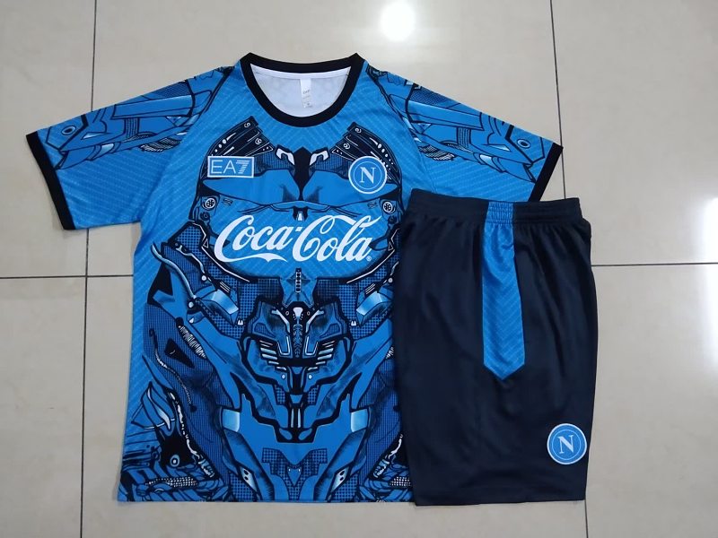 D25180# 2526短袖那不勒斯蓝色喷墨 25/26 Naples Jersey 2
