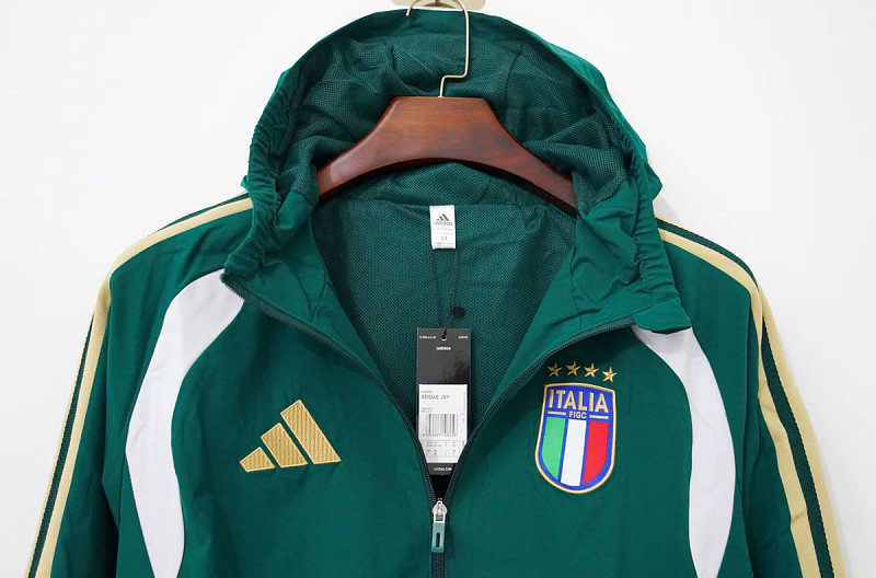 Italia Italy Green Windbreaker 9
