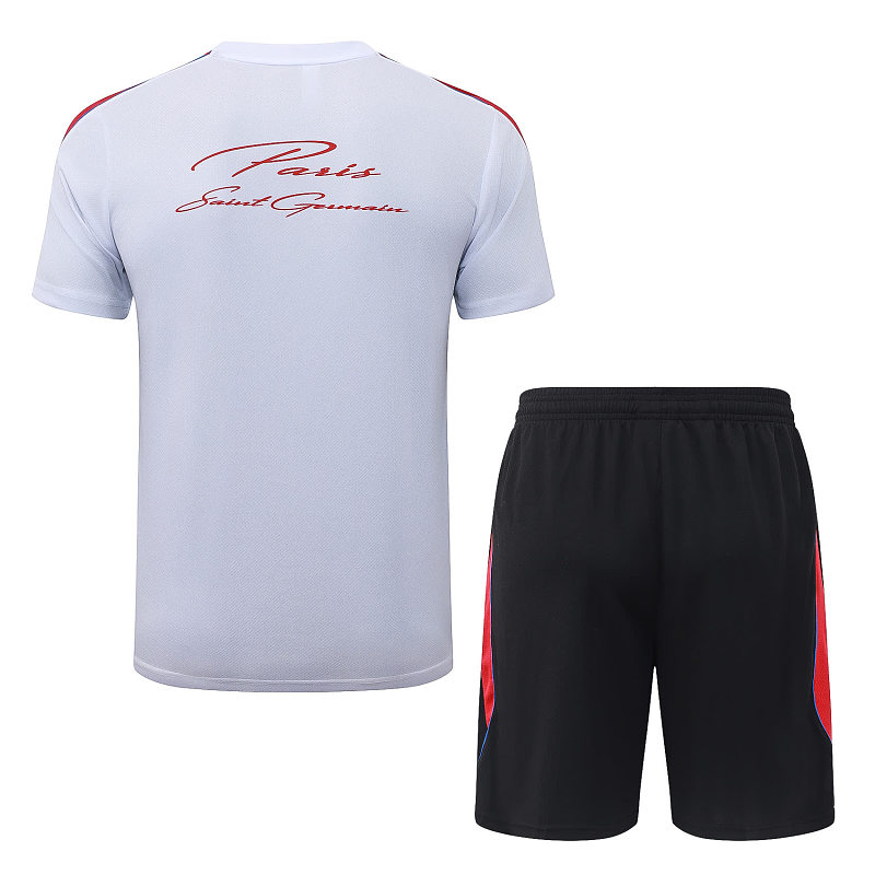 J26034# 2627短袖巴黎白色（配红色）-Paris 26/27 Paris Jersey 8