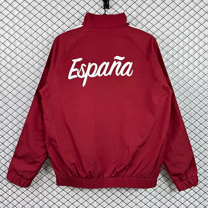 Spagna Spain Wine Red Windbreaker 2