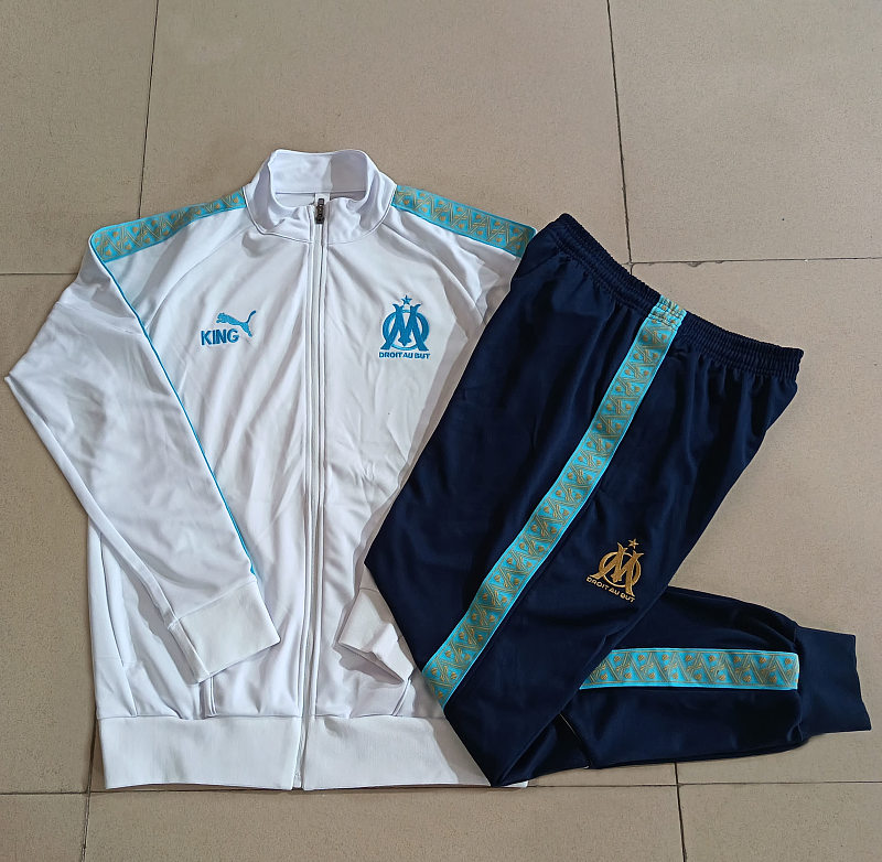 E25233# 2526长拉马赛白色童装-Marseilles 25/26 Marseilles Jersey 2