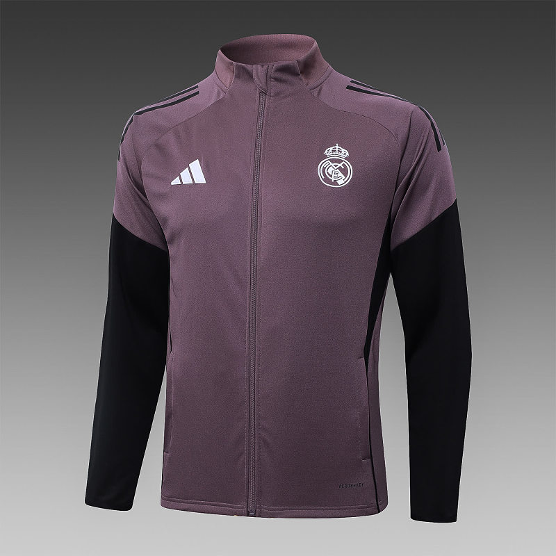 A26020# 2627长拉皇马灰紫-Real 26/27 Real Madri Jersey 4