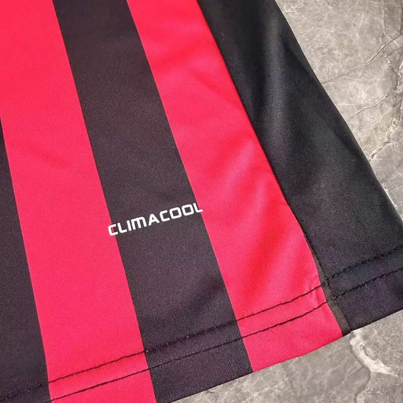 Milan 09/10 AC Milan Home Long Sleeve Kids Retro Size 16-28 6